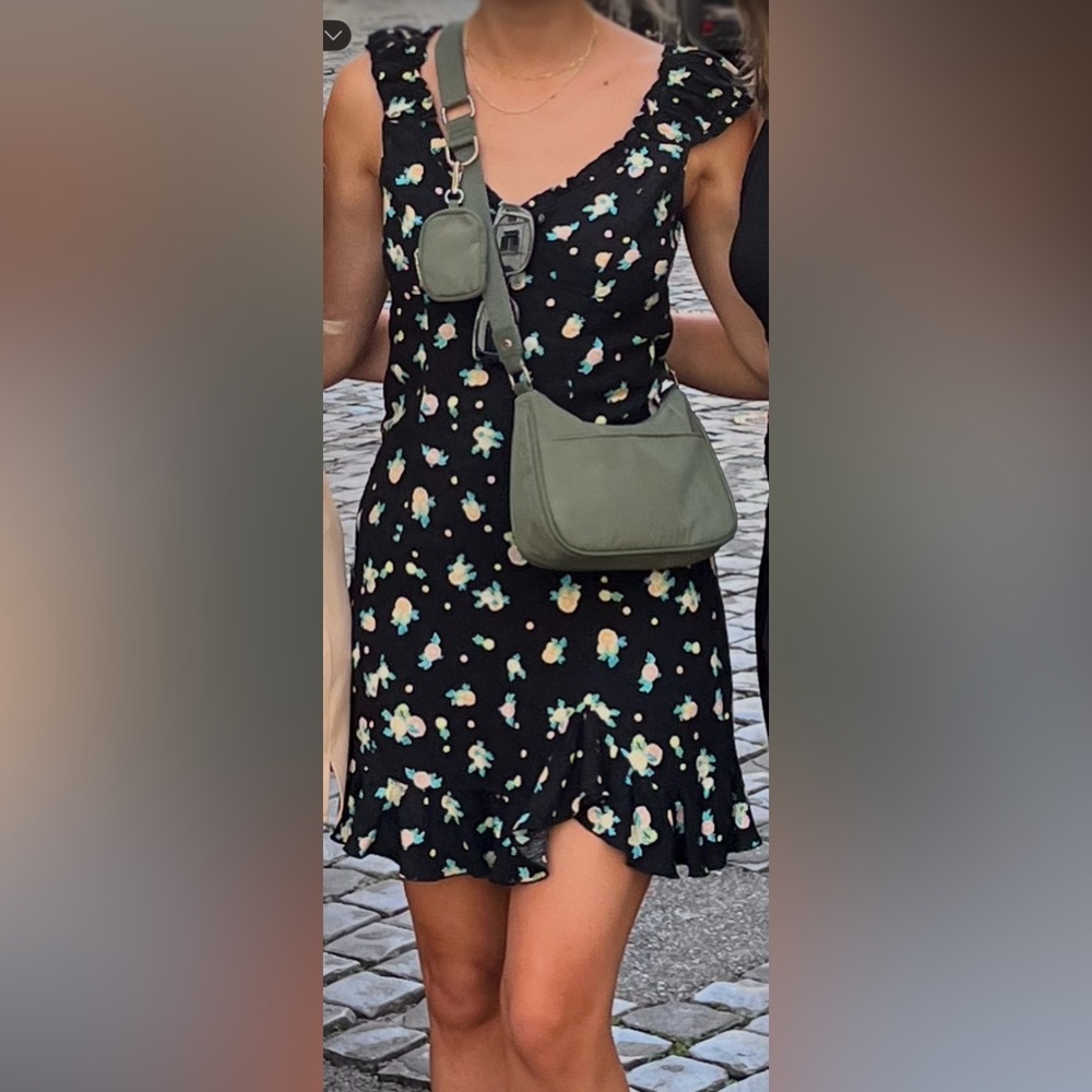 Free People Lemon mini dress, size xs